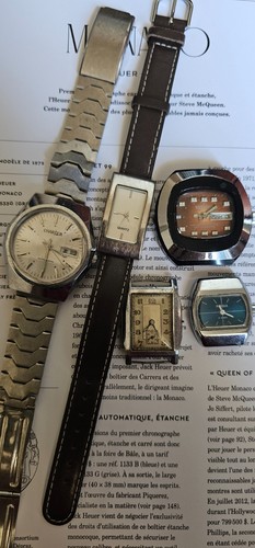 Lot montres vintage - lot,