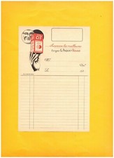 FACTURE Publicité POUDRE à