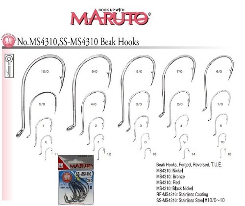 Hameçons pêche maruto - de,