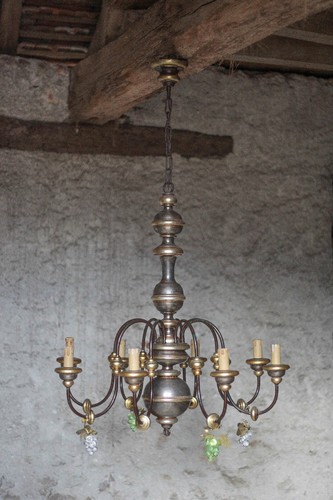 Suspension métal bois type - et,