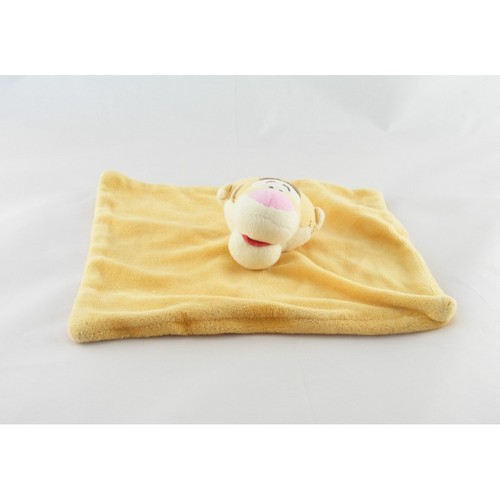 Doudou plat orange tigrou - plat,