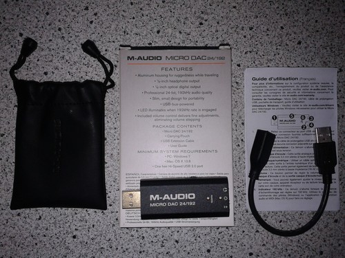 Audio micro dac - m-audio,