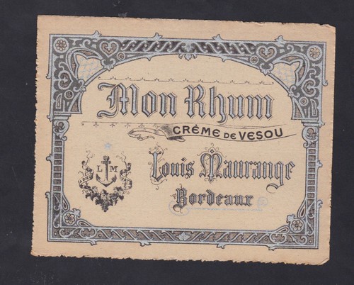 Ancienne étiquette alcool - ancienne,