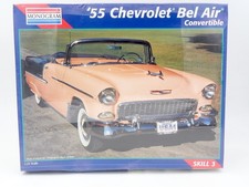 MONOGRAM 1/25 MAQUETTE '55 CHEVROLET BEL AIR CONVERTIBLE #2462 NEUF SOUS BLISTER