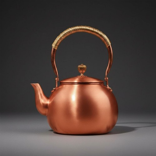 Théière cuivre pur - cuivre, design