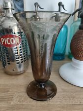 Vase Art Déco Signé VERAMÉ verrerie D'art De Metz