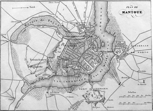 Plan ville de mantoue - plan,