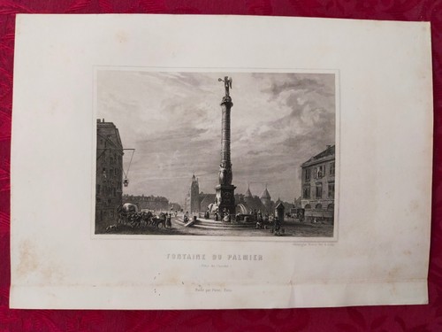 Gravure xix siècle paris - gravure,
