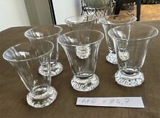 LOT 6 VERRES A LIQUEUR CRISTAL