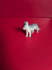 FIGURINE CHIEN NOIR ET BLANC PVC ANIMAUX 6cm x 4cm VF TOYS occasion