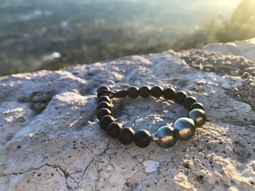Bracelet perles tahiti et - perles,