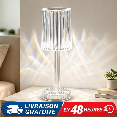 Lampe table led cristal - de,
