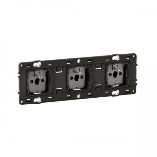 Prise triple 3x2p - 3x2p+t, 16a