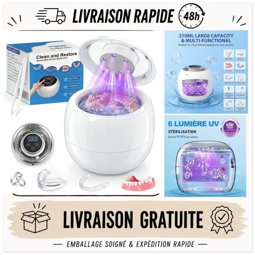 Nettoyeur ultrasons prothèse