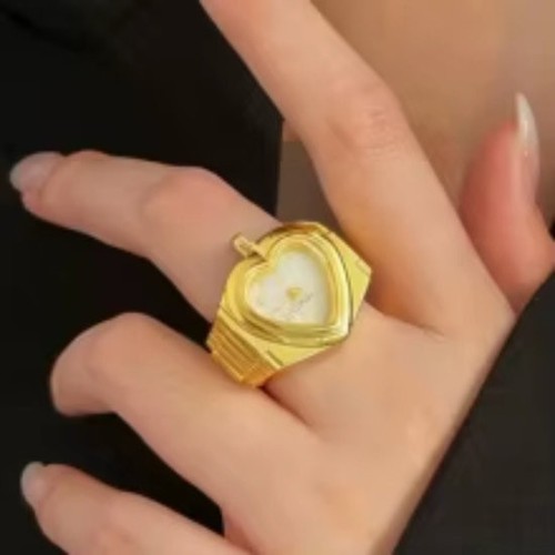 Montre doigt acier coeur - en, acier,coeur
