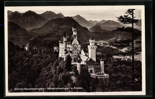 Neuschwanstein vue du - vue,