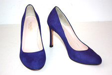 MINELLI Escarpins Velours Violet Doublés Cuir T 39 TTBE