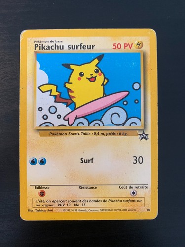 Carte pokémon pikachu - carte,