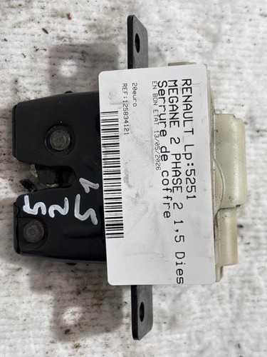 Serrure coffre renault - coffre,