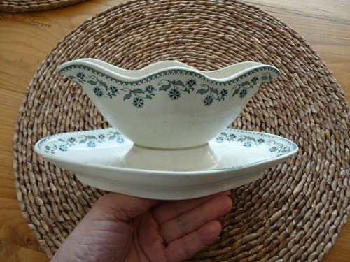 Ancienne saucière amand et - saucière,