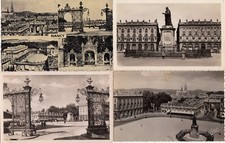 Lot de 4 cartes postales anciennes NANCY 2
