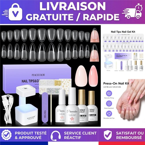 Kit faux ongles 240pcs - kit,