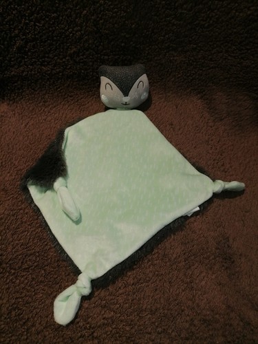 Doudou plat chat renard - , gris