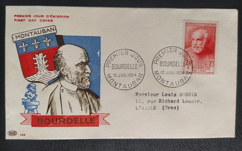 Enveloppe premier jour timbre - jour,