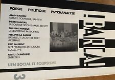 Barca ! poésie politique