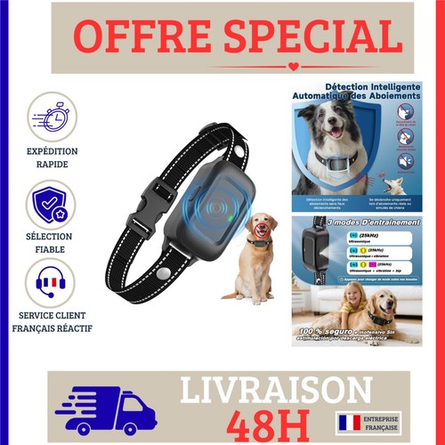 Collier anti aboiement chien - aboiement,