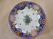 Assiette RENE . DELARUE DESVRES Fait Main