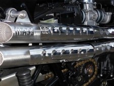 Triumph Bonneville T100 2005-2016 MassMoto Exhaust Système Complet Mohave Poli