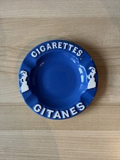 Cendrier Céramique Cigarettes Gitanes “Gypsy” France Vintage 1960’s