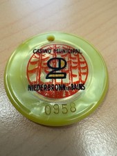 Casino de Niederbronn Les Bains Jeton Chip 2Frs - Jaune nacré - France