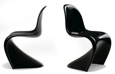 VERNER PANTON - SET DE DEUX CHAISES PANTON CLASSIQUE - POP ERA KNOLL 1970