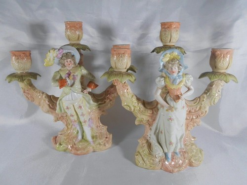 Paire candelabre bougeoir - paire,