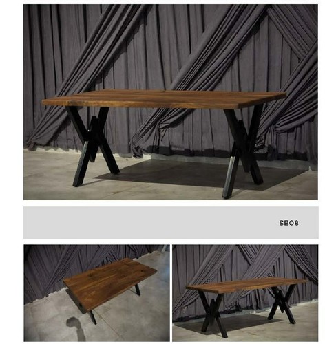 Table bois massif noyer 180 - noyer,