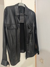 veste chemise cuir homme