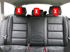 Aud A6 4F C6 Siège Banquette Arrière 3-Punkt-Gurt en Cuir Noir Milano