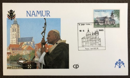 Fdc belgium pope john paul - fdc,, "pope