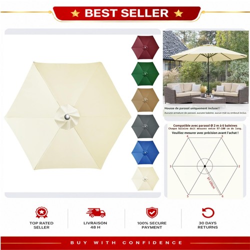 Housse parasol rechange m - housse,