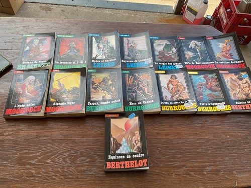 Lot livres sf - de,