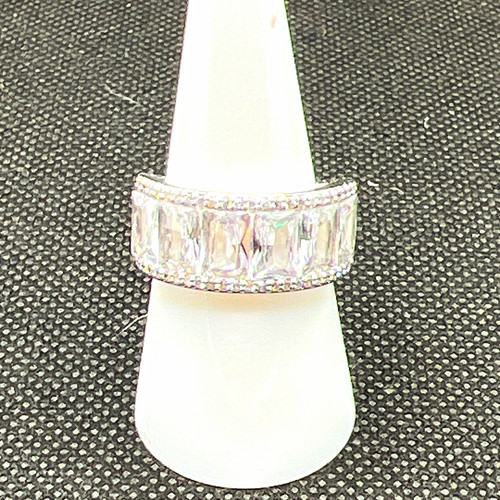 Rhodium plated white - plated,