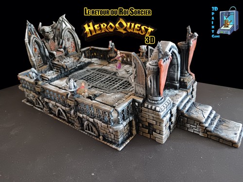 Extension heroquest peinte - 3d,