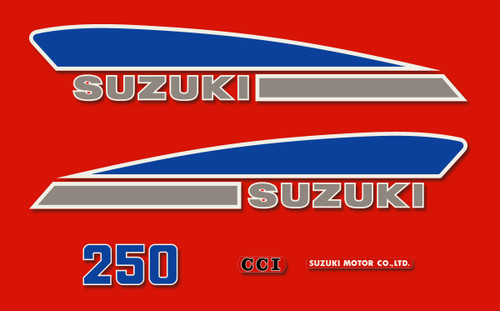 Suzuki ts250 1974 kit déco - suzuki,