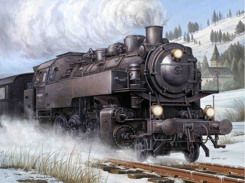 Trumpeter locomotive vapeur - trumpeter, à