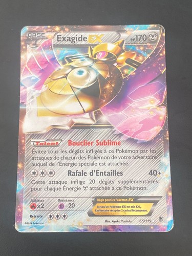 Carte pokemon exagide - carte, ex