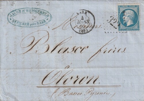 Lettre barr oloron - barr,