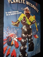PLANETE INTERDITE Forbidden Planet !! robby le robot  affiche cinema 