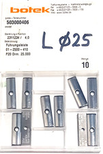 BOTEK 503000406 01-2500-410 P20 Drm. 25.000 10pcs.   Carbide Drill Insert